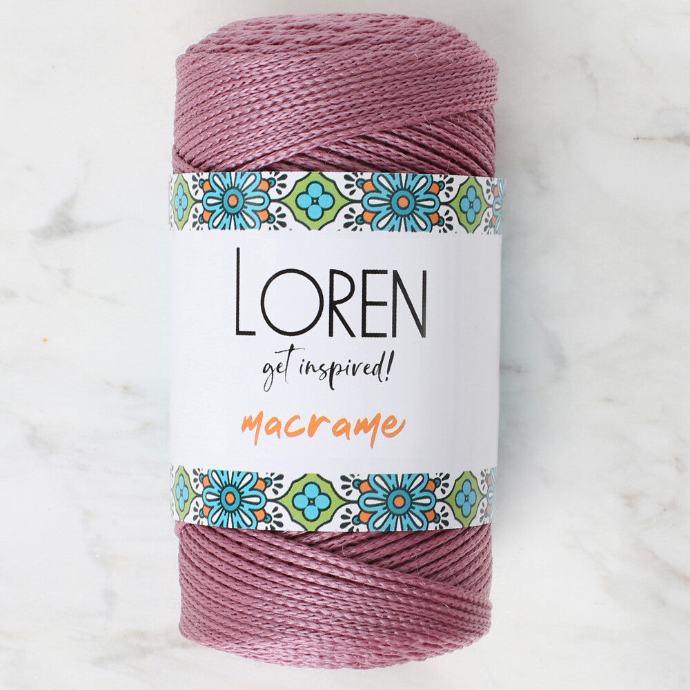 Loren Macrame Gül Kurusu El Örgü İpi - RM 090